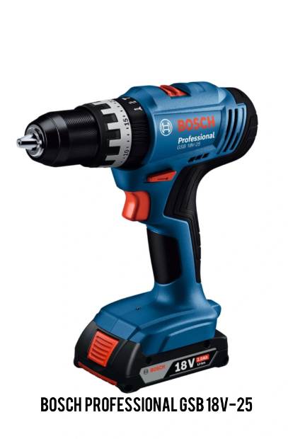 Bosch Professional GSB 18V-25 հարվածային պտուտակահան-գայլիկոն